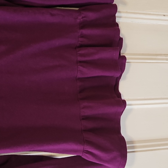 Wonder Nation Purple Flip Sequin Heart Long Sleeve Top Girls Size 14-16 - Picture 7 of 8